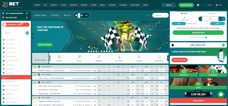 Bet365 vs 22bet – Vergleich der beiden Buchmachergiganten