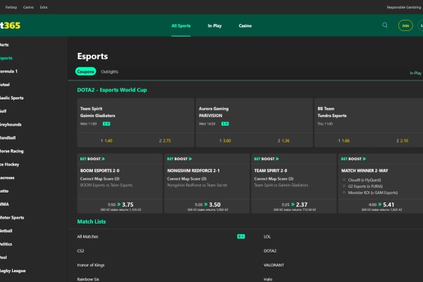 Bet365 esports