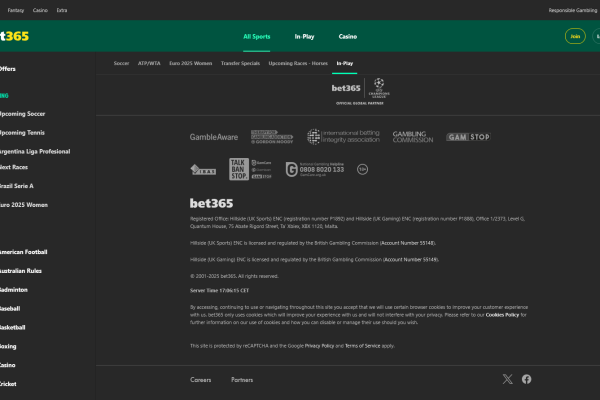 Bet365 licence